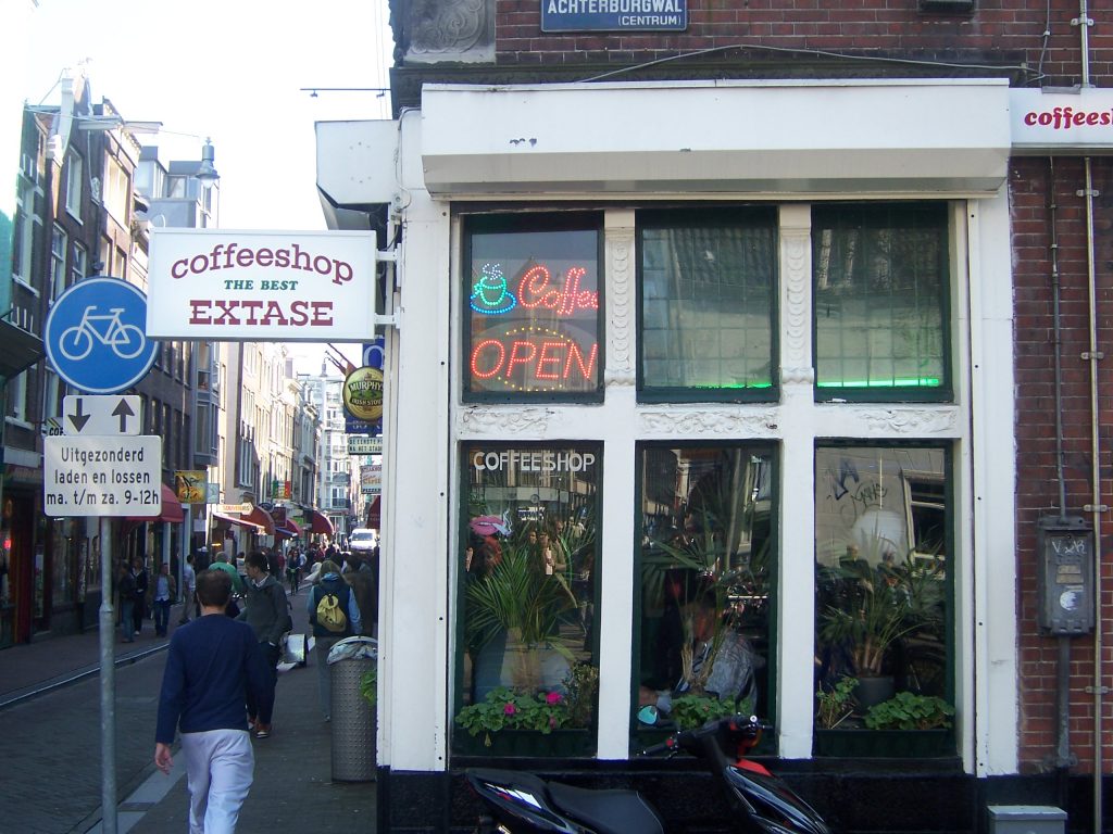 coffee shop in amsterdam