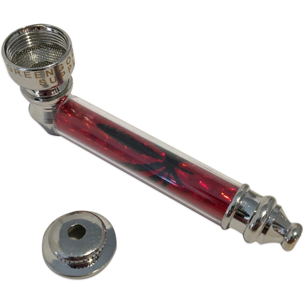 metal pipes are common cannabis accessories