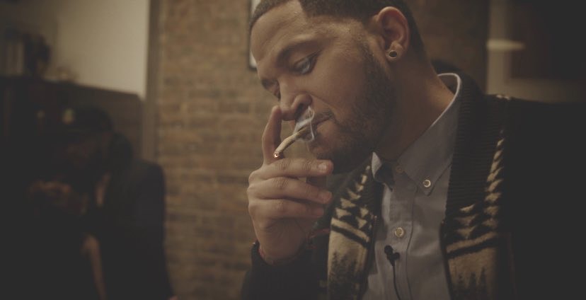 US congressional candidate Anthony Clarke smoking a joint